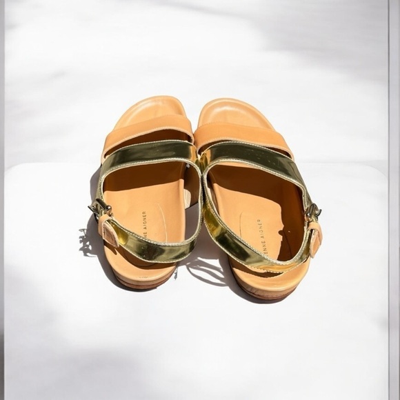 🌻NEW ETIENNE AIGNER Women's Anja Slingback Sandals Size 9.5 - Picture 4 of 10